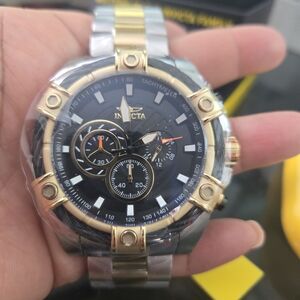 Invicta Men's Gold and Silver Watch